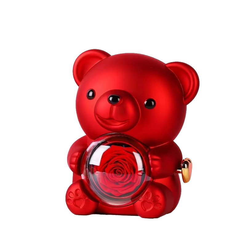 Osito joyero rojo